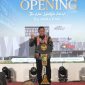 SAMBUTAN : Wakil Gubernur Kalteng  H.Edy Pratowo,menyampaikan sambutan saat pembukaan Duta Mall Palangka Raya, Jumat (3/10/2025).(IST)