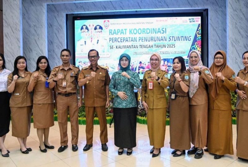 HADIRI : Wakil Bupati Lamandau, Abdul Hamid, saat menghadiri Rapat Evaluasi Tim Percepatan Penurunan Stunting (TPPS) se-Kalimantan Tengah yang digelar di Aula Jaya Tingang, Kantor Gubernur Kalteng, Selasa (30/9/2025).(IST)