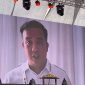 VIRTUAL: Bupati Lamandau Rizky Aditya Putra saat membuka kegiatan Festival Babukung 2025 secara virtual melalui video conference, Sabtu (8/11).(IST)