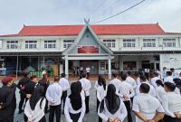 IST/Foto : Seluruh petugas Lapas Kelas IIB Sampit melakukan apel kesiapsiagaan menjelang Natal dan Tahun Baru tahun 2025/2026.