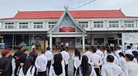 IST/Foto : Seluruh petugas Lapas Kelas IIB Sampit melakukan apel kesiapsiagaan menjelang Natal dan Tahun Baru tahun 2025/2026.