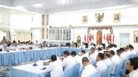 RAPAT : Suasana saat Rapat Sosialisasi Implementasi KHBS, yang digelar di Istana Iseng Mulang, Rabu (25/2/2026)