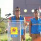 PIMPIN : Plt. Sekretaris Daerah Provinsi Kalteng Leonard S. Ampung saat memimpin Apel Kegiatan Bakti Karya Pekerjaan Dalam Keadaan Bertegangan (PDKB) PLN Unit Induk Distribusi (UID) Kalselteng Tahun 2026 di Bundaran Besar Palangka Raya, Senin (9/2/2026).