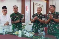 BUKA BERSAMA : Sekretaris Daerah Kabupaten Lamandau, M. Irwansyah, saat hadir buka bersama yang digelar Kodam XXII/Tambun Bungai, Selasa (3/3/2026).