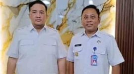 RAPAT  : Bupati Lamandau, Rizky Aditya Putra, usai rapat P4GN bersama Kepala BNN Kabupaten Kotawaringin Barat, AKBP Jalmo Hadi Prayitno, Senin (9/3/2026).