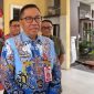 DIWAWANCARAI  : Plt Sekretaris Daerah Kalteng, Leonard S. Ampung, saat diwawancarai awak media usai mengikuti Rakor Lintas Sektoral yang digelar di Mapolda Kalteng, Kamis (5/3/2026).