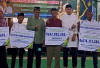 SAFARI RAMADAN Wakil Bupati Lamandau, Abdul Hamid, melaksanakan kegiatan Safari Ramadan 1447 Hijriah ke Desa Bukit Harum, Kecamatan Menthobi Raya, Rabu (11/3/2026).