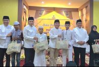 BUKBER  : Gubernur Kalteng, H. Agustiar Sabran bersama Wakil Gubernur, Plt Sekda Kalteng, dan Unsur Forkopimda saat menghadiri Bukber silaturahmi DPD Partai Golkar Kalteng, Sabtu (28/2/2026). 