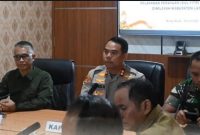 HADIRI : Sekda Lamandau, Muhamad Irwansyah,saat menghadiri Rakor Lintas Sektoral Operasi Ketupat Telabang 2026, Jumat (6/3/2026).