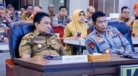 HADIRI : Wakil Gubernur Kalteng Edy Pratowo, menghadiri Rakor Lintas Sektoral Bidang Operasional tingkat menteri dalam rangka kesiapan pelaksanaan Operasi Ketupat 2026, Senin (2/3/2026).
