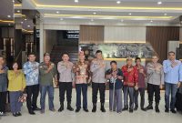 FOTO: Kapolda menggelar pertemuan dengan Ormas Kalteng untuk penyampaian masalah di PT ABB Kapuas. 