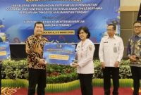 MENGHADIRI : Plt.Asisten Pemerintahan dan Kesejahteraan Rakyat Linae Victoria Aden saat menghadiri pembukaan sekaligus penandatanganan kerja sama kegiatan Diseminasi Kekayaan Intelektual, Rabu (4/3/2026).