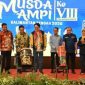MEMBUKA : Wagub Kalteng, H. Edy Pratowo secara resmi membuka Musda VIII AMPI Provinsi Kalteng Tahun 2026 di Ballroom Aquarius Hotel Palangka Raya, Minggu (14/6/2026).