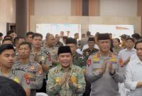 HADIRI : Gubernur Kalimantan Tengah, H. Agustiar SabranH.saat menghadiri Doa Bersama Lintas Agama, Rabu (24/6/2026).