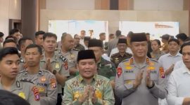 HADIRI : Gubernur Kalimantan Tengah, H. Agustiar SabranH.saat menghadiri Doa Bersama Lintas Agama, Rabu (24/6/2026).