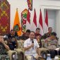 AUDIENSI  : Gubernur Kalimantan Tengah H. Agustiar Sabran, saat melakukan audiensi bersama OKP Cipayung Plus Kalimantan Tengah di Istana Isen Mulang, Palangka Raya,  Jumat (26/6/2026).