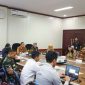 RAPAT : Staf Ahli Gubernur Kalteng Yuas Elko saat memimpin Rapat Koordinasi Pengendalian Inflasi Daerah di Kantor Gubernur Kalimantan Tengah, Senin (15/6/2026).