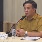 RAPAT : Bupati Rizky Aditya Putra saat menghadiri rapat pembahasan yang digelar di Aula Sekretariat Daerah Kabupaten Lamandau, Senin (15/6/2026).