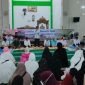 MENYAMBUT : Wakil Bupati Lamandau, Abdul Hamid, saat hadir dalam menyambut kedatangan para jamaah haji di Masjid Baiturrahman, Nanga Bulik, Jumat (12/6/2026).