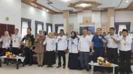 RAPAT : Wakil Bupati Lamandau, Abdul Hamid, saat membuka Rapat Koordinasi dan Sosialisasi Sistem Pembayaran Pajak Daerah dan Retribusi Daerah Berbasis Digital yang digelar BPKPD Kabupaten Lamandau di Aula BPKPD, Rabu (10/6/2026).