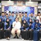FOTO BERSAMA - Bupati Lamandau, Rizky Aditya Putra saat foto bersama usai melepas peserta Kafilah MTQ KORPRI Lamandau menuju tingkat provinsi, di aula Setda Kabupaten Lamandau, Jumat (19/6/2026).