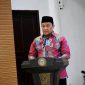 SAMBUTAN : Wakil Gubernur Kalteng , Edy Pratowo, saat memberikan sambutan usai melantik Dewan Hakim MTQ ke-8 KORPRI Tingkat Provinsi Kalimantan Tengah Tahun 2026 di Aula Rumah Jabatan Bupati Murung Raya, Rabu (24/6/2026).