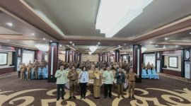 RAPAT KOORDINASI: Asisten Administrasi Umum Setda Provinsi Kalteng Sunarti, saat menghadiri Rapat Koordinasi dan Sinkronisasi Kebijakan yang  digelar di Aula Jayang Tingang Lantai I Kantor Gubernur Kalteng,  Selasa (30/6/2026).