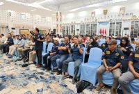 SILATURAHMI: Sejumlah pimpinan media massa, organisasi pers, jurnalis, serta kepala Organisasi Perangkat Daerah (OPD) di lingkungan Pemprov Kalteng saat menghadiri silaturahmi bersama Gubernur Kalteng Agustiar Sabran, Sabtu (28/6/2026).