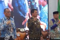 PEMBINAAN : Bupati Seruyan Ahmad Selanorwanda, saat memberikan pembinaan kepada seluruh Pejabat Administrator dan Jabatan Fungsional, Ahli Madya Teknis di lingkungan Pemerintah Kabupaten Seruyan, yang digelar di Aula BKAD, Kamis (25/6/2026).