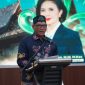 SAMBUTAN  : Asisten Perekonomian dan Pembangunan (Ekbang) Setda Provinsi Kalteng, Anang Dirjo saat menyampaikan sambutan pada kegiatan FGD Program Bantuan Biaya Kuliah Huma Betang Sejahtera di Aula Dinas Pendidikan Provinsi Kalteng, Senin (29/6/2026).