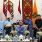 SILATURAHMI  : Gubernur Kalteng, Agustiar Sabran dan Pj. Sekda Kalteng, Linae Victoria Aden saat silaturahmi Pemprov Kalteng bersama dengan insan media di Rumah Jabatan Gubernur, Palangka Raya, Minggu (28/6).
