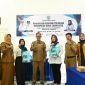HADIRI : Wakil Bupati Lamandau, Abdul Hamid, saat menghadiri Pelatihan Handycraft, di LPK Rahmat Lestari, Desa Sumber Mulya, Senin (29/6/2026).