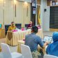 SAMBUTAN : Bupati Lamandau, Rizky Aditya Putra saat menyampaikan sambutan pada Rapat Forum Kemitraan Fasilitas Kesehatan BPJS Kesehatan, belum lama ini.