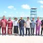 MENINJAU : Wakil Gubernur Kalimantan Tengah, Edy Pratowo, meninjau langsung kawasan Shrimp Estate di Desa Sei Raja, Kecamatan Jelai, Kabupaten Sukamara, Kamis (2/7/2026).