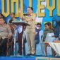 SAMBUTAN : Gubernur Kalteng, Agustiar Sabran, saat menyampaikan sambutan di GOR Indoor Serbaguna Palangka Raya, Jumat (3/7/2026).