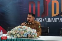 AUDIENSI: Kadisdik Provinsi Kalteng, Muhammad Reza Prabowo saat menerima Aliansi Peduli Pendidikan Kalteng (P3K) untuk Audiensi di Kantor Disdik Prov Kalteng, Selasa (7/7/2026).