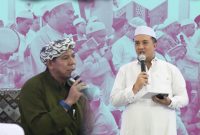TABLIGH AKBAR : Bupati Lamandau Rizky Aditya Putra saat menghadiri Tabligh Akbar di Masjid Baiturrahman, Nanga Bulik, Selasa (19/8/2026).
