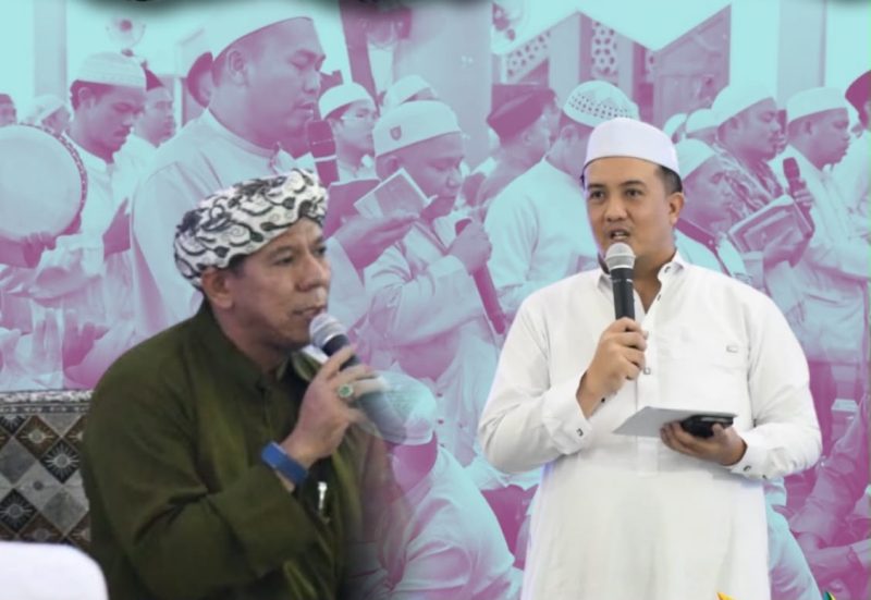 TABLIGH AKBAR : Bupati Lamandau Rizky Aditya Putra saat menghadiri Tabligh Akbar di Masjid Baiturrahman, Nanga Bulik, Selasa (19/8/2026).