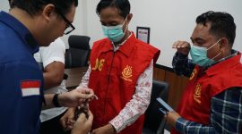 DITAHAN : Kejaksaan Tinggi Kalimantan Tengah menetapkan lima komisioner KPU Kotim sebagai tersangka dana hibah pilkada, Kamis (6/8/2026).