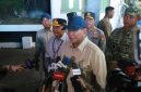 DIWAWANCARAI : Gubernur Kalteng Agustiar Sabran saat mendampingi Presiden Republik Indonesia Prabowo Subianto diwawancarai awak media , Minggu (23/8/2026).